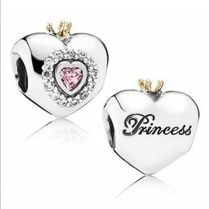 PANDORA PRINCESS HEART BEAD CHARM